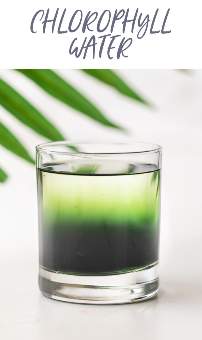 Chlorophyll Water Pinterest graphic