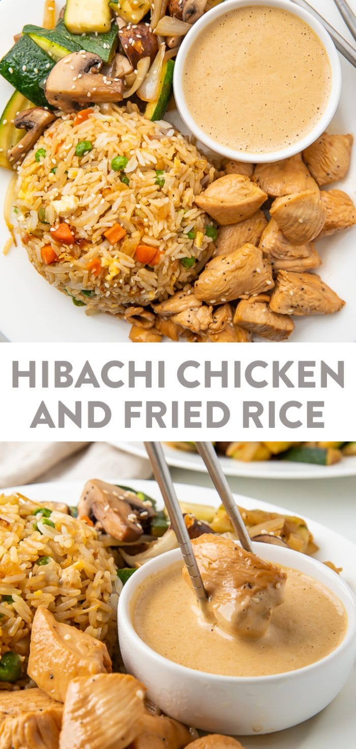 Hibachi Chicken and Fried Rice Pinterest