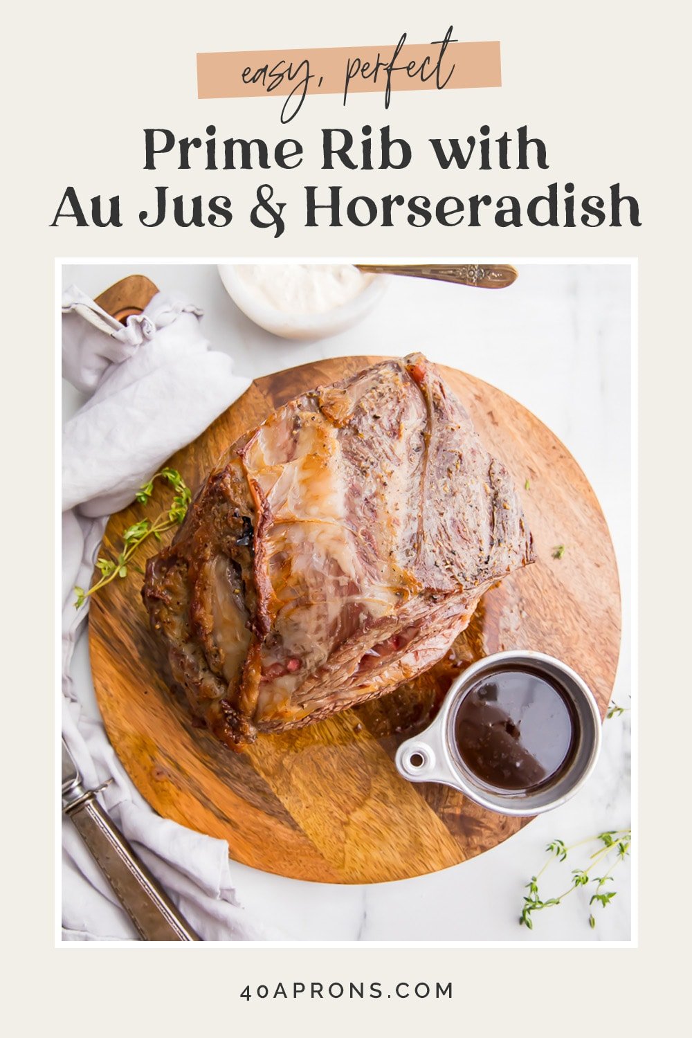 Prime Rib Au Jus - The Ultimate Holiday Roast - Sip and Feast