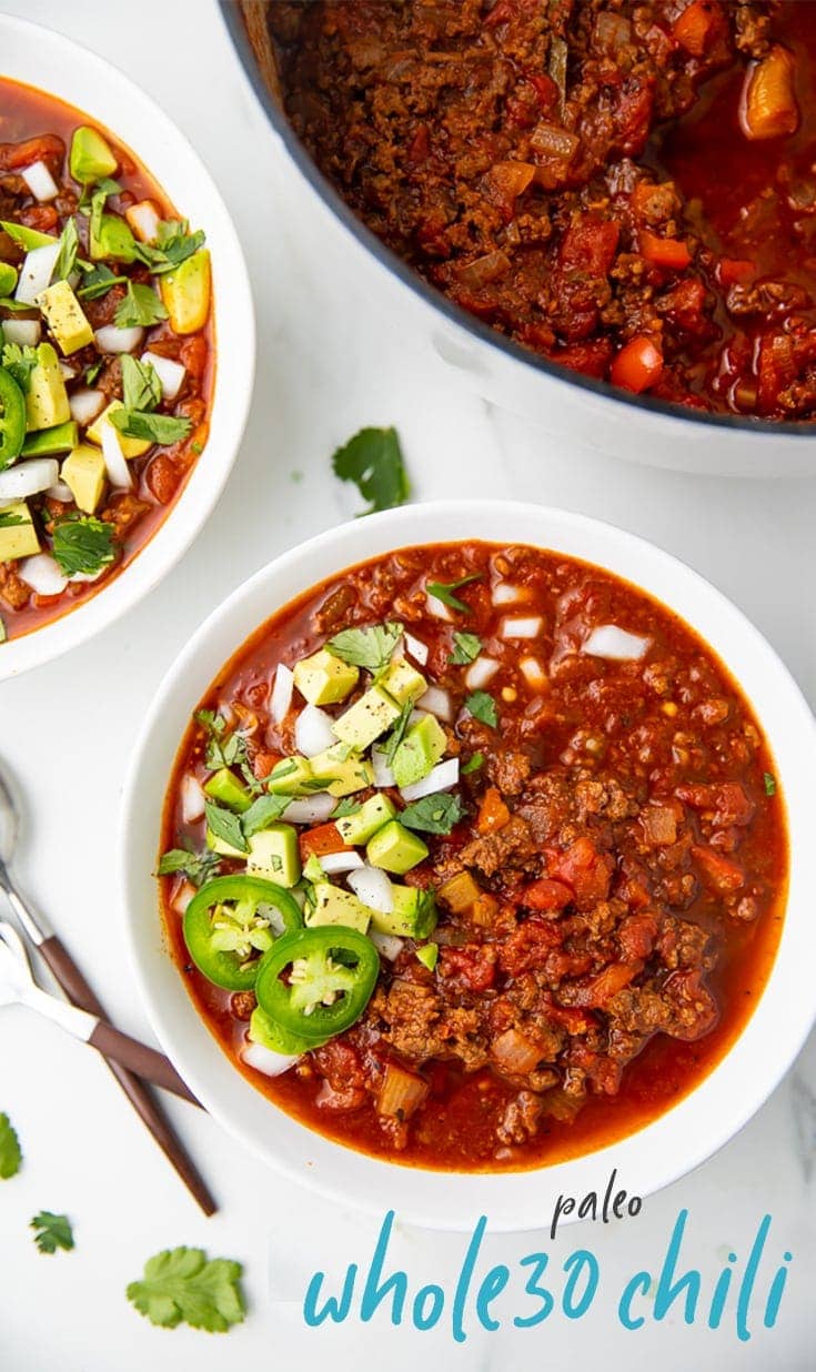 Whole30 chili 40 aprons