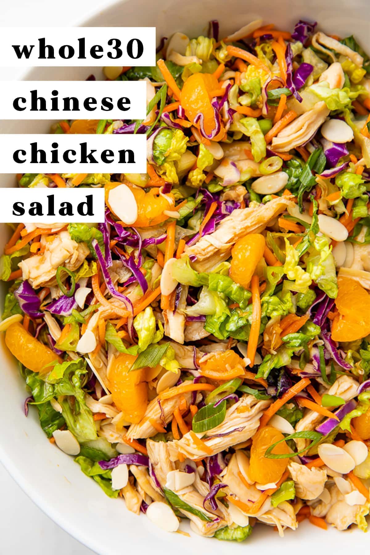 Paleo Chinese Chicken Salad (Whole30) - 40 Aprons