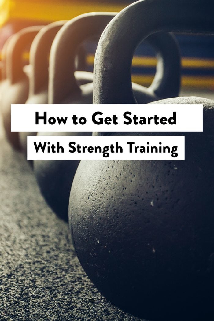 pinterest image of strength training graphic