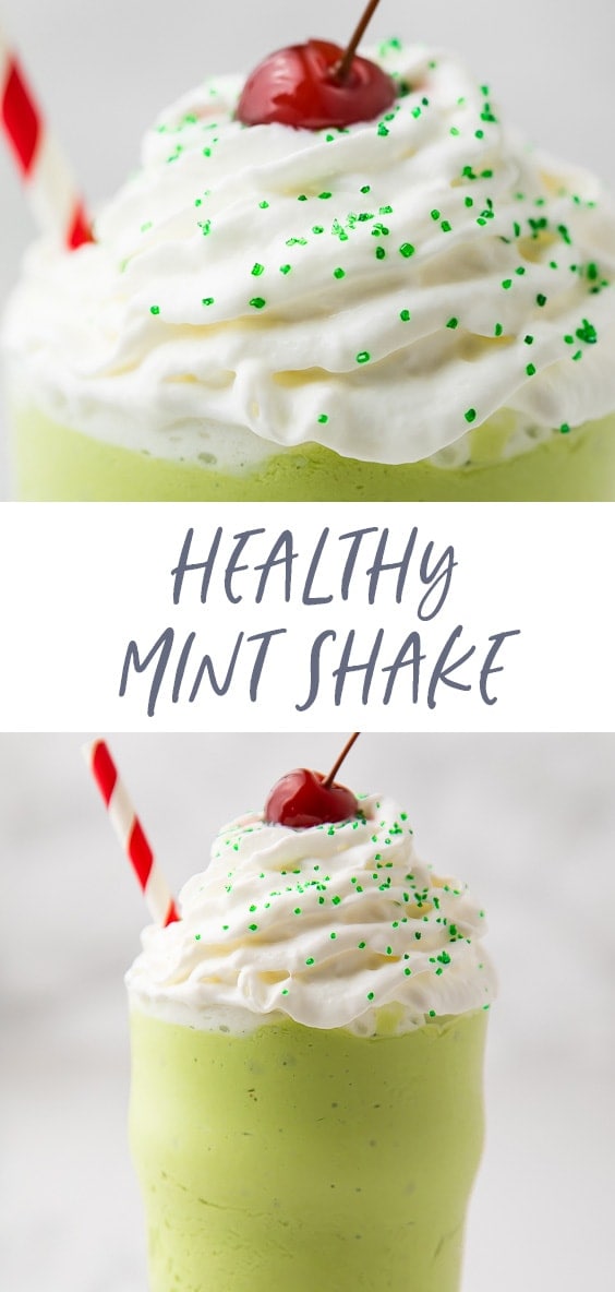 Healthy mint shake
