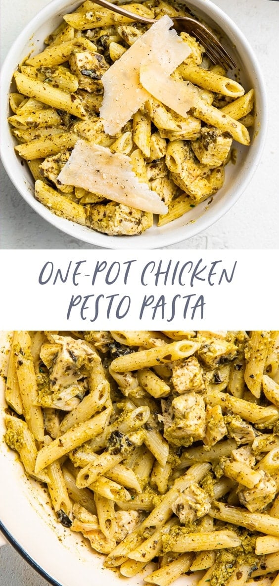 Chicken pesto pasta