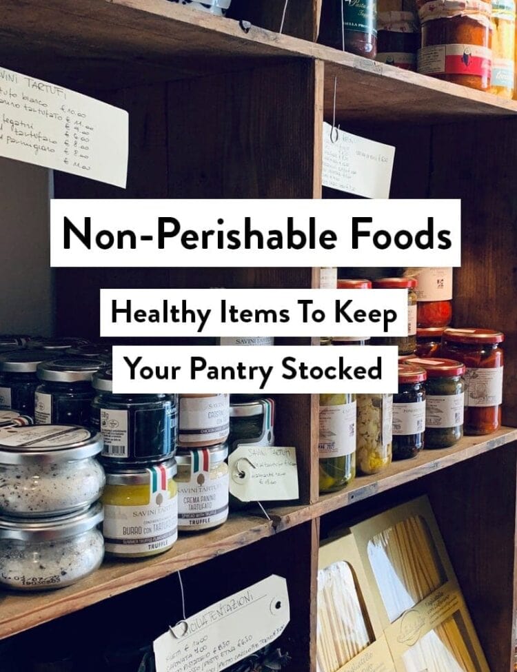 Non-perishable foods