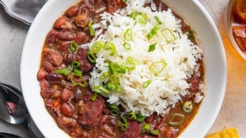 Easy Red Beans and Rice Recipe - Whisper of Yum