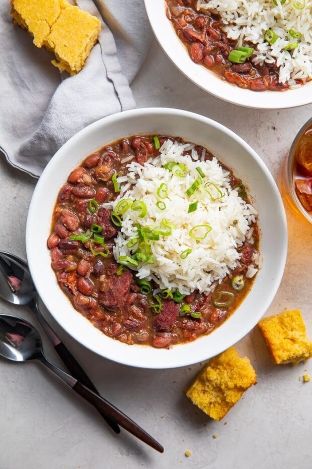 Instant Pot Red Beans and Rice - 40 Aprons