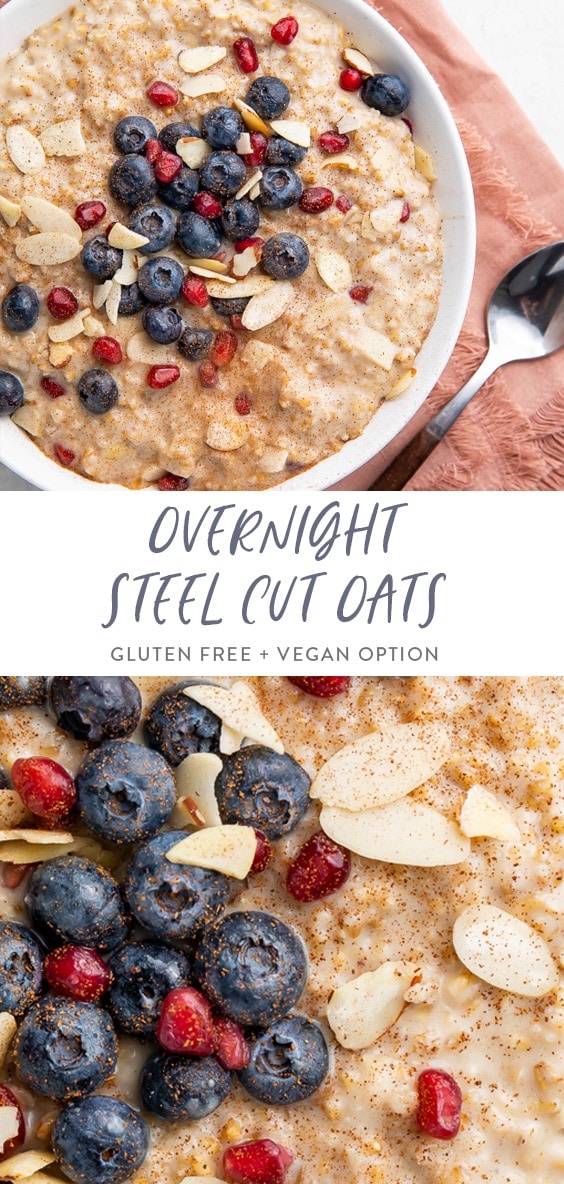 Overnight steel cut oats
