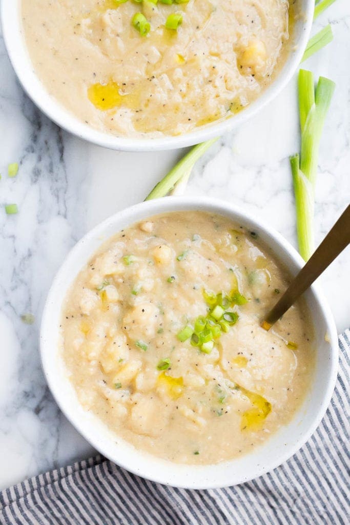 Vegan potato soup