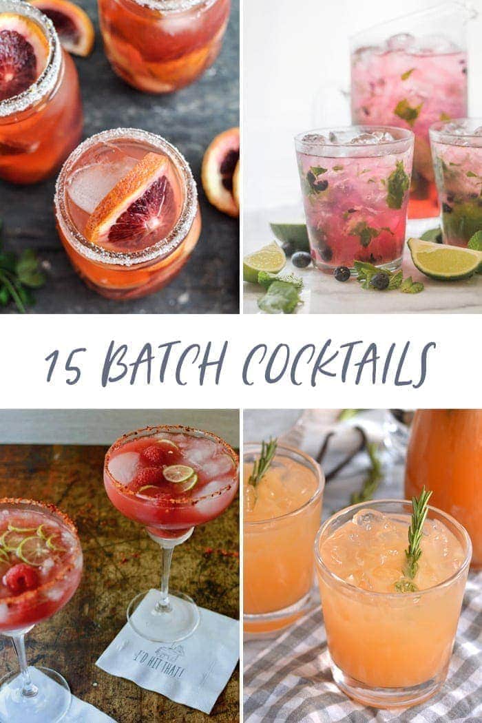 15 Batch Cocktails