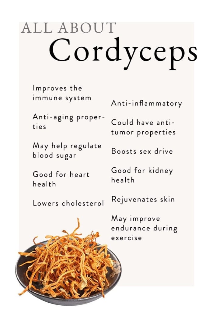 Health benefits of cordyceps