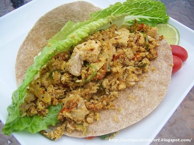 South Indian wrap
