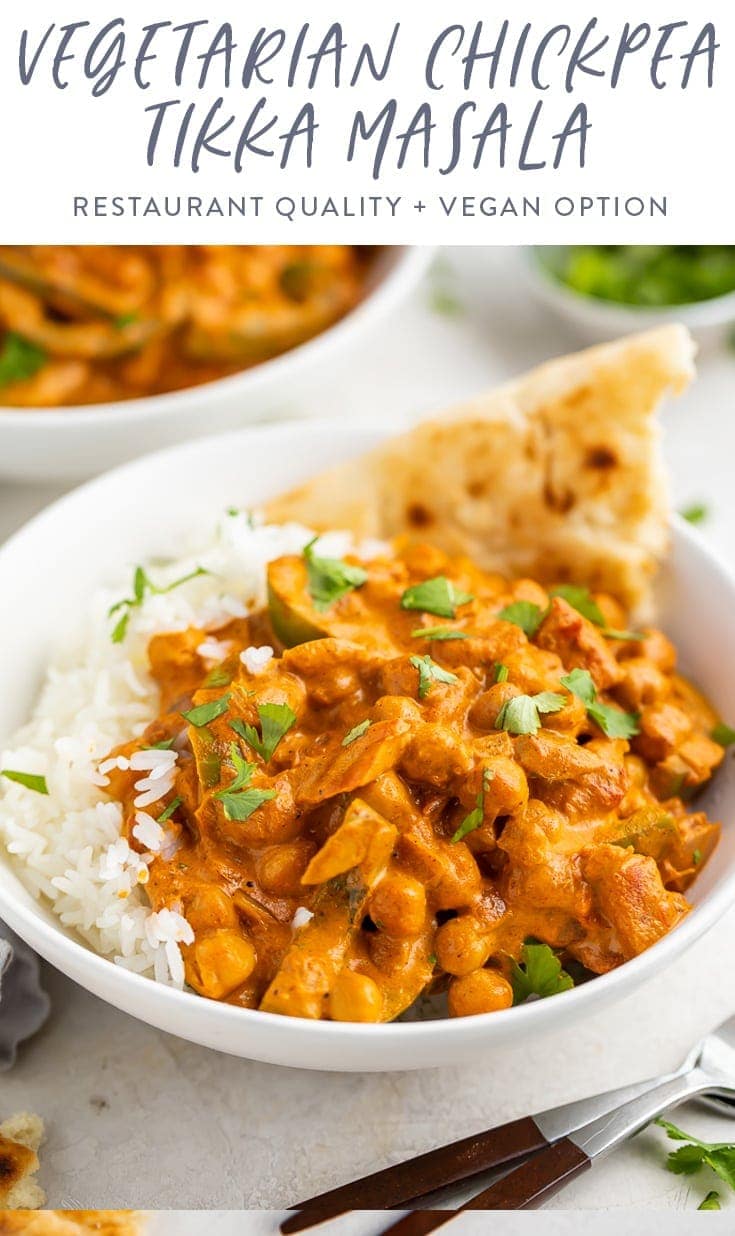 Vegetarian Chickpea Tikka Masala - 40 Aprons