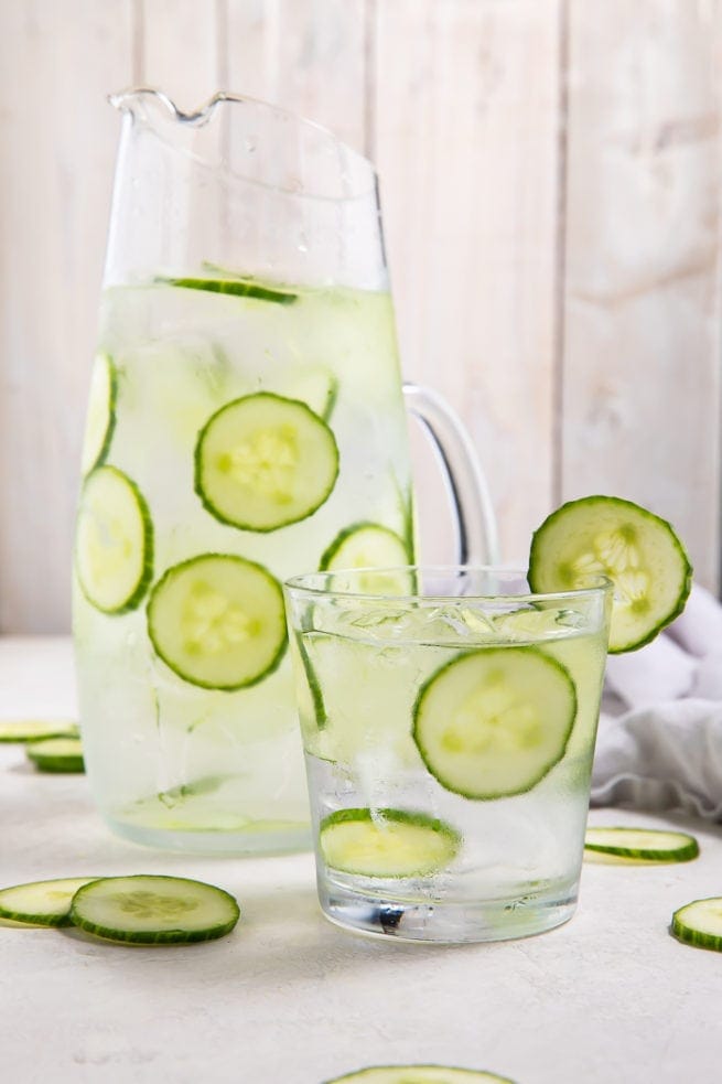 Cucumber Water (with Flavor Variations) - 40 Aprons