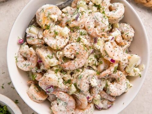 Creamy Shrimp Salad - Healthy Recipes Blog