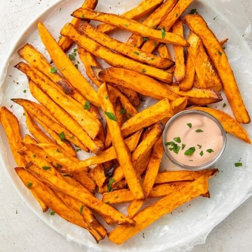 Air Fryer Sweet Potato Fries - 40 Aprons