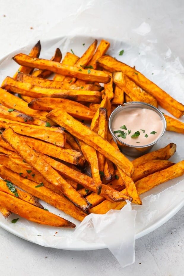 Air Fryer Sweet Potato Fries - 40 Aprons