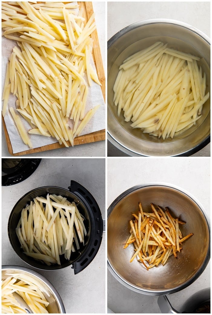 Instructions for air fryer french fries