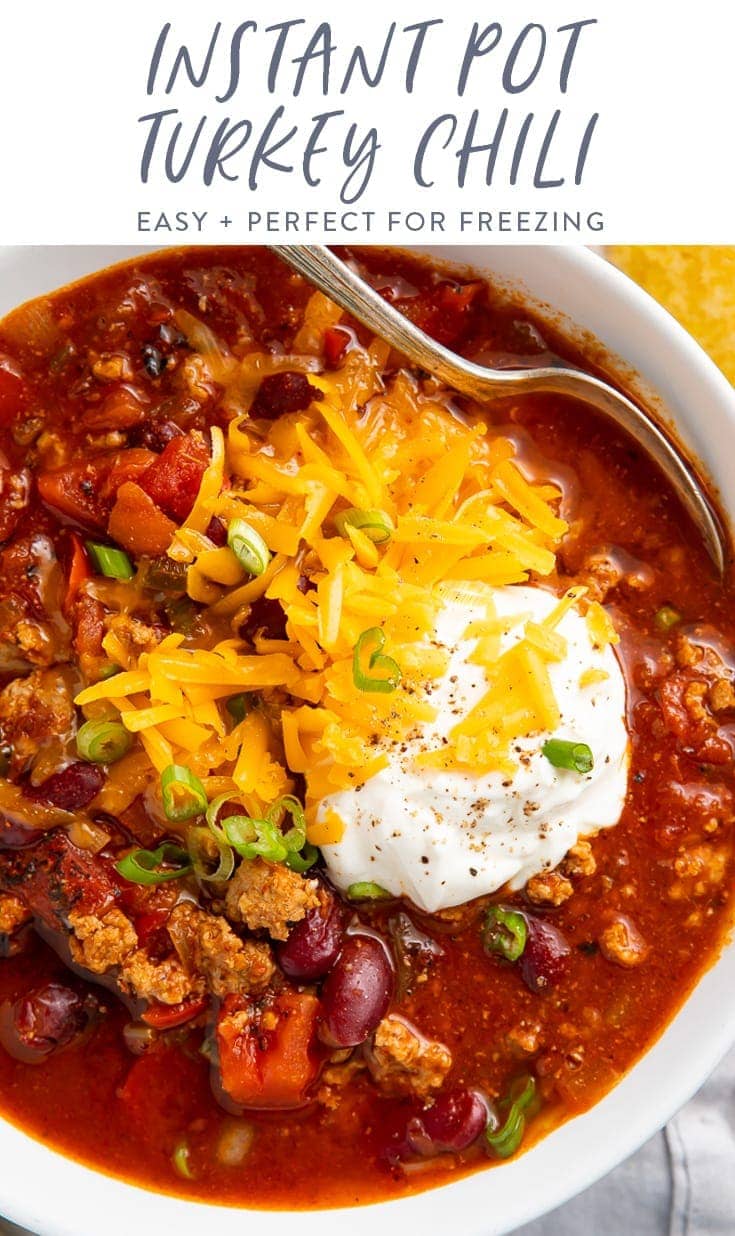 Instant Pot Turkey Chili - 40 Aprons