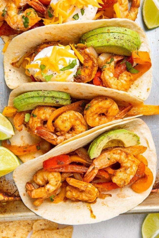 Shrimp Fajitas - 40 Aprons