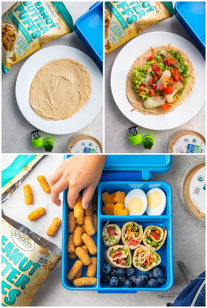 Easy Vegetarian Bento Box for Kids - 40 Aprons