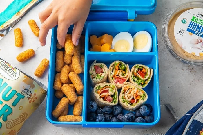 Easy Vegetarian Bento Box for Kids - 40 Aprons