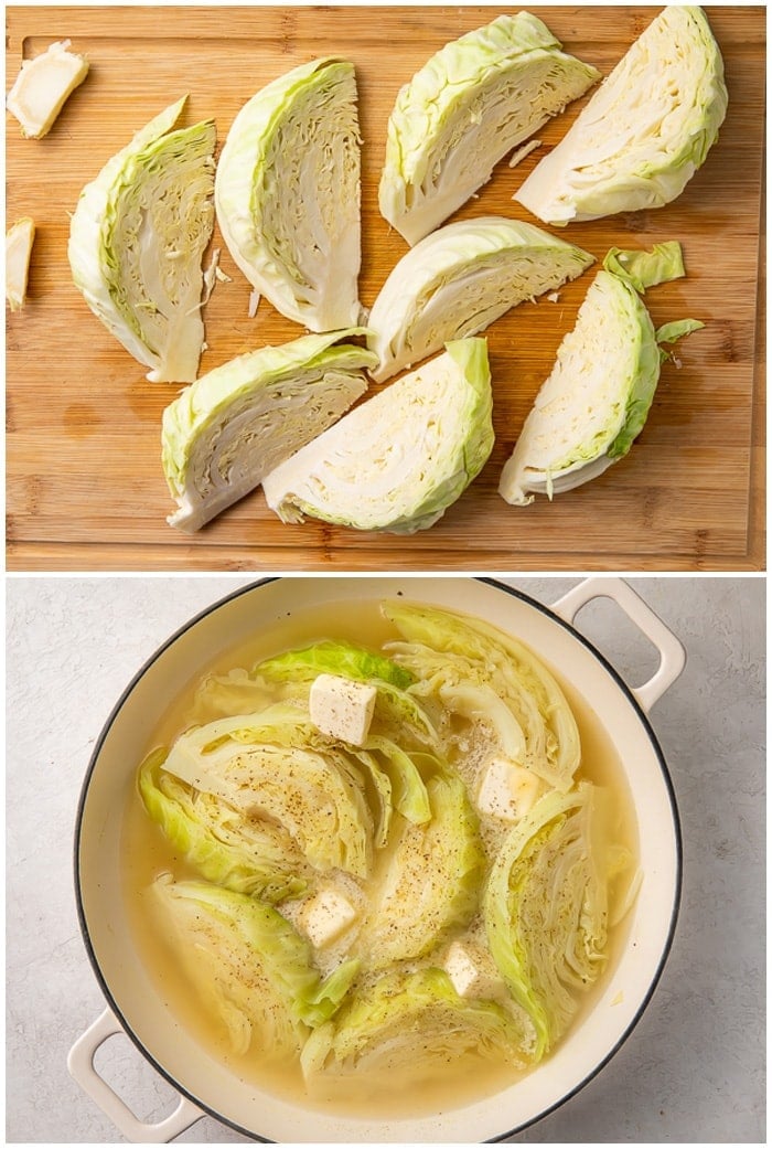 Instructions for boiled cabbage