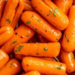 Close-up of candied carrots
