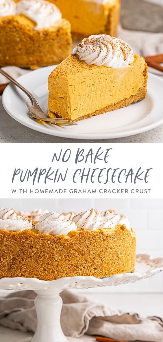 No Bake Pumpkin Cheesecake - 40 Aprons