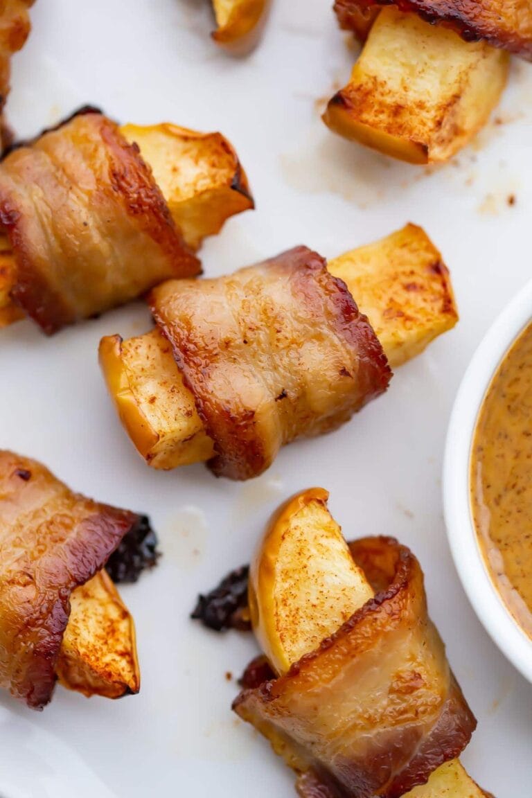 Bacon Wrapped Apples (Paleo)