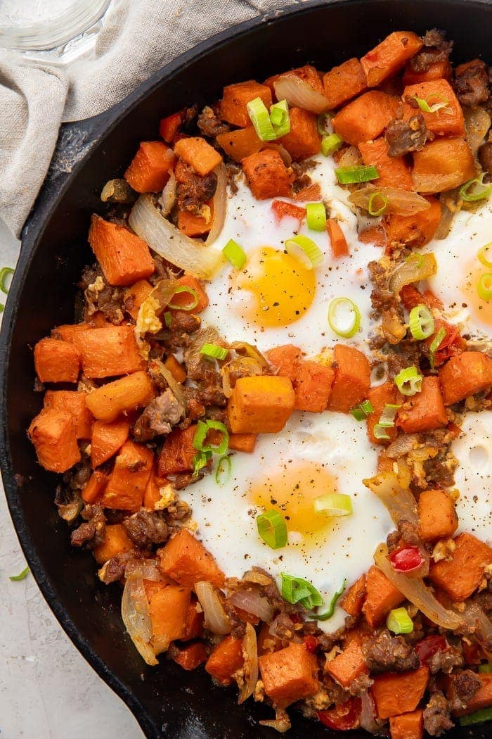 Breakfast Meal Prep  Egg White Scramble + Sweet Potato Hash • A Sweet Pea  Chef