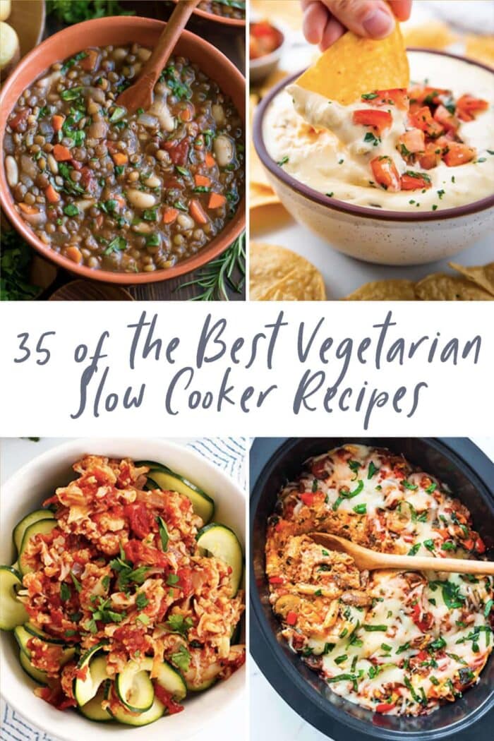 Best Vegetarian Slow Cooker Recipes - Crockpot Faves - Oh My Veggies