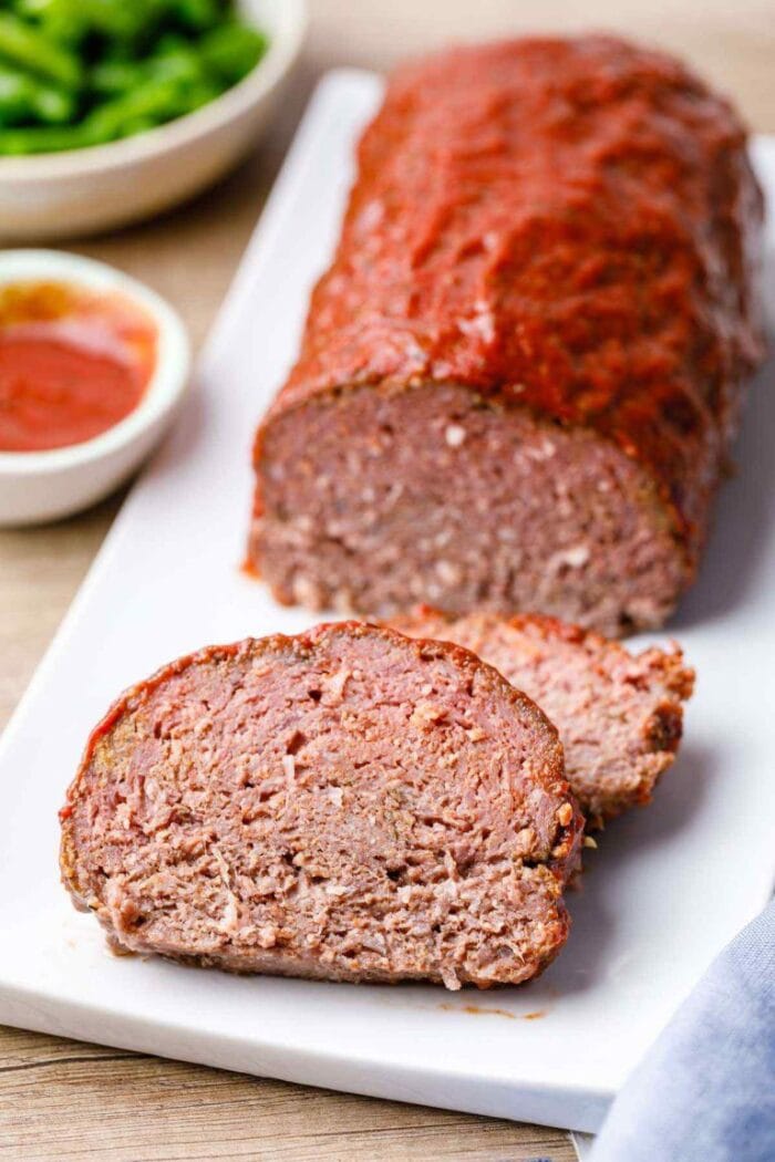 Keto slow cooker meatloaf