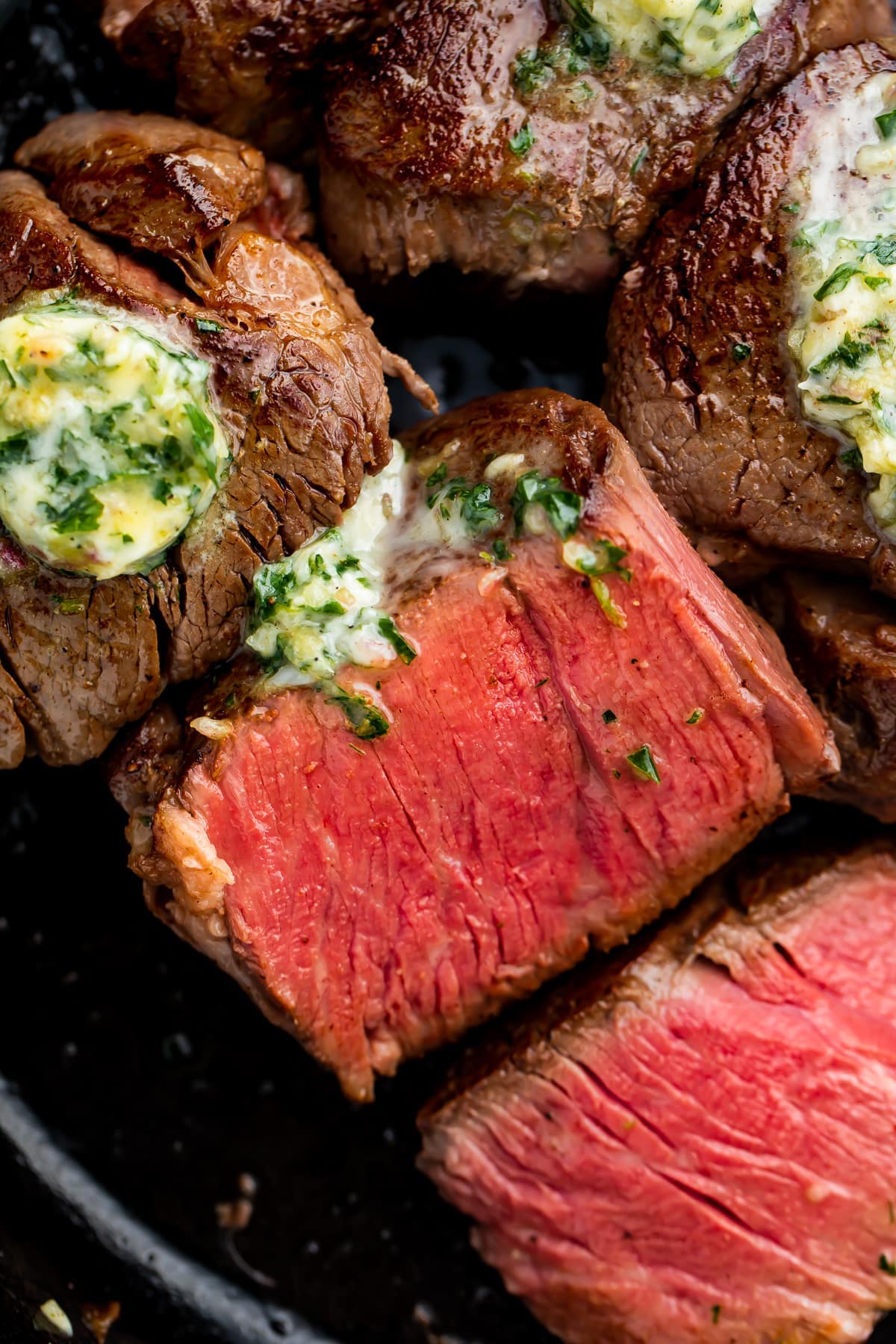 Sous Filet Mignon with & Herb Butter Aprons
