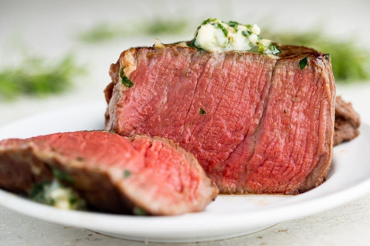 Sous Filet Mignon with & Herb Butter Aprons