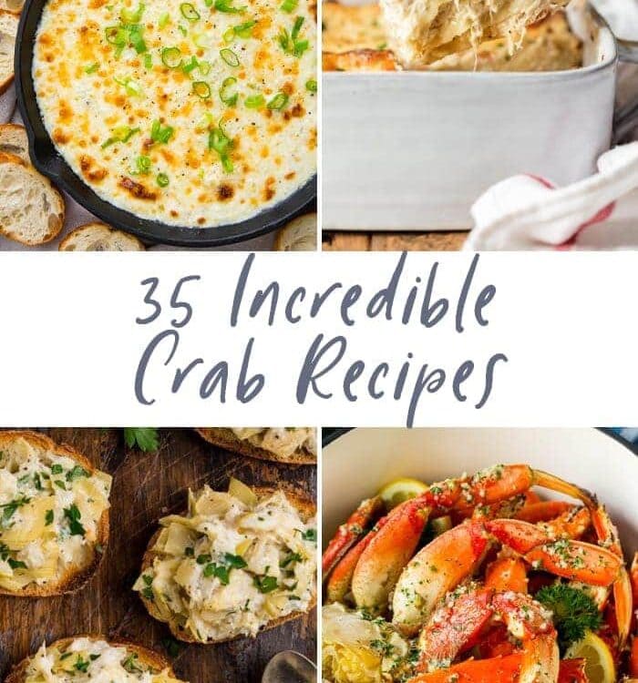 Crab recipes graphic