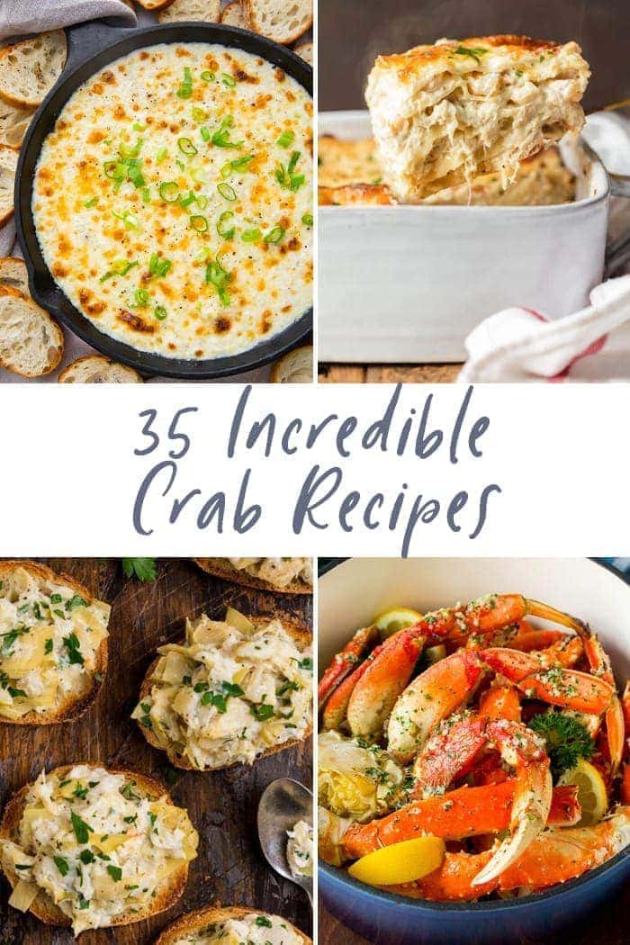 Crab recipes graphic