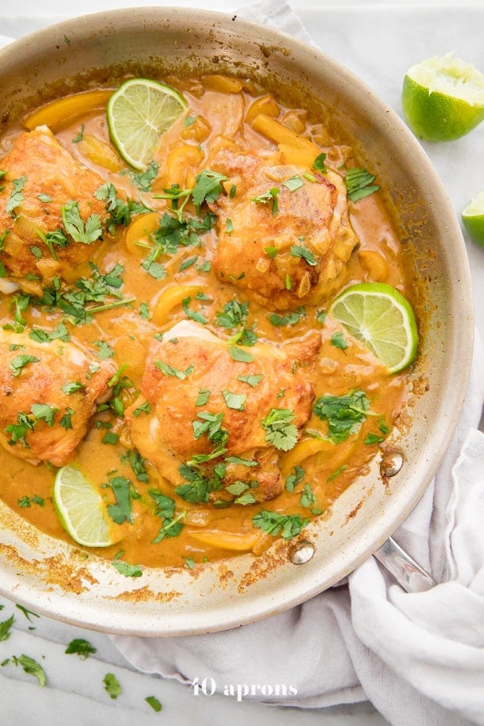 Coconut curry chicken