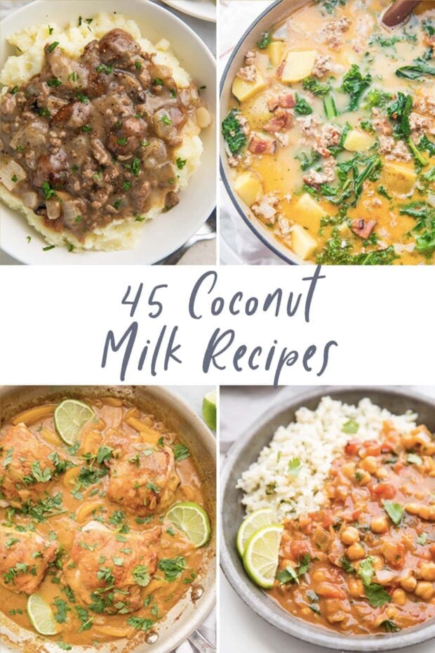 Graphic for 45 coconut milk recipes