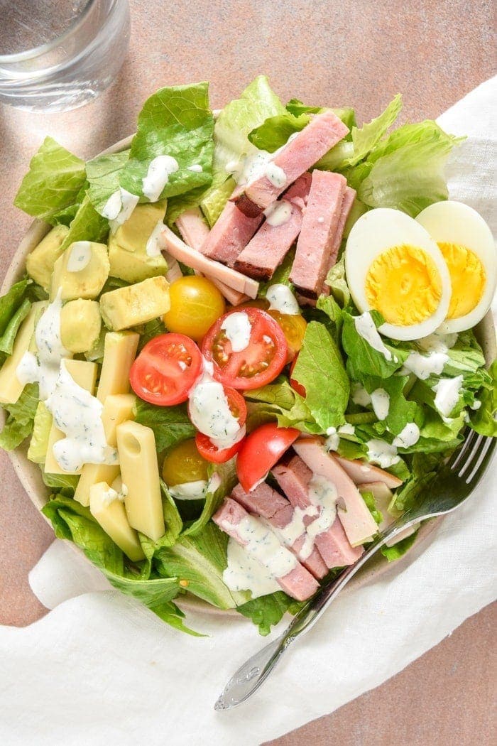 CHEF SALAD RECIPE- How to Prep a Week of Chef Salads at One Time