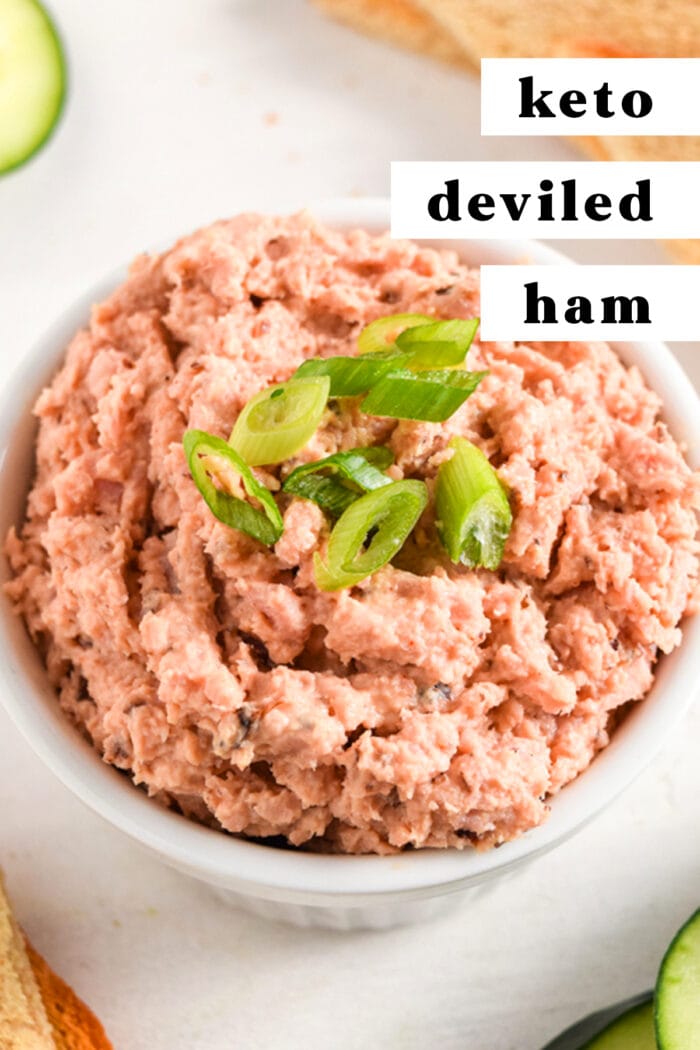 Pinterest graphic for deviled ham