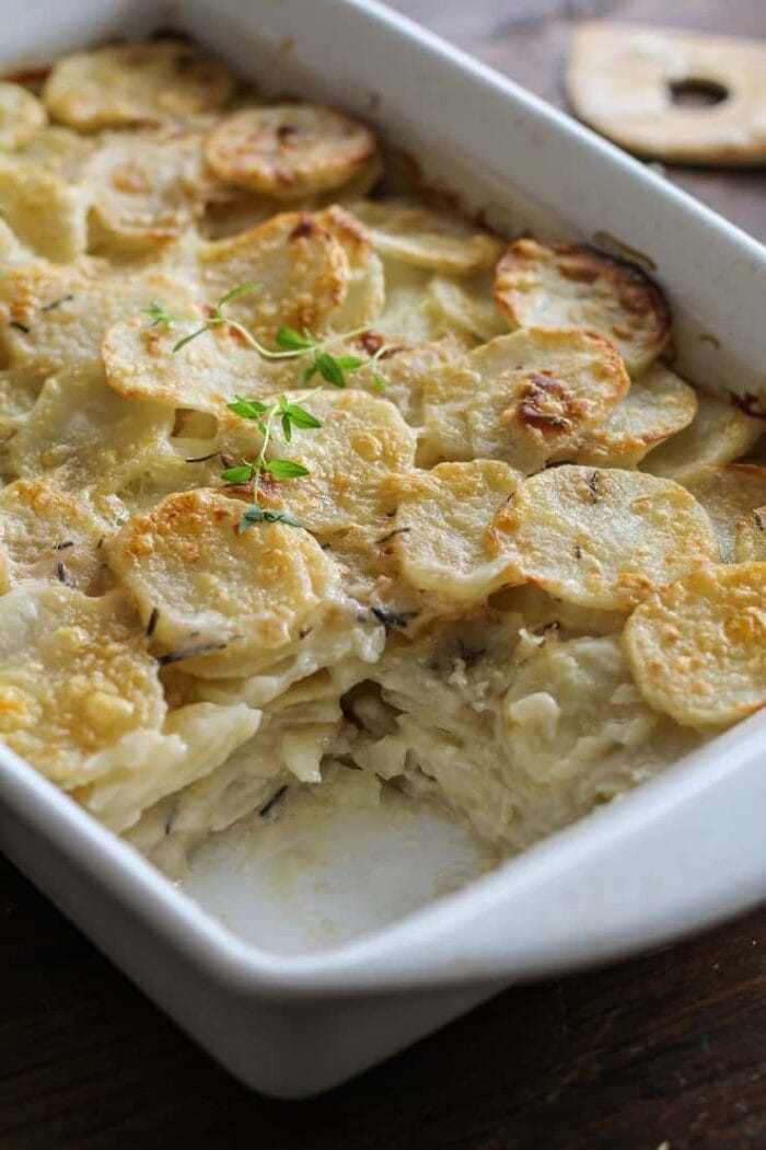 coconut milk potatoes au gratin