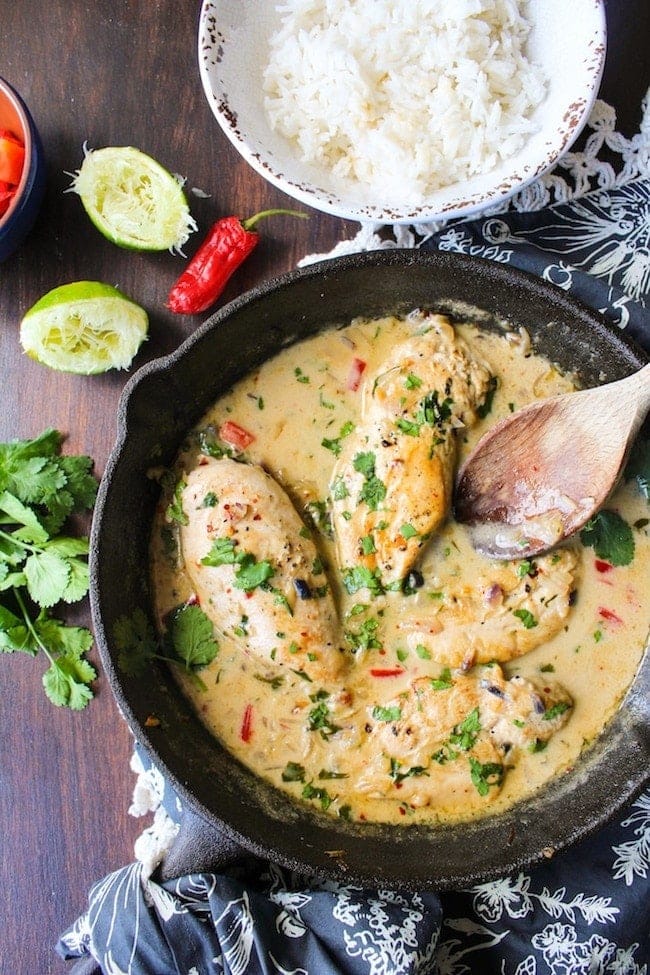 Coconut lime chicken