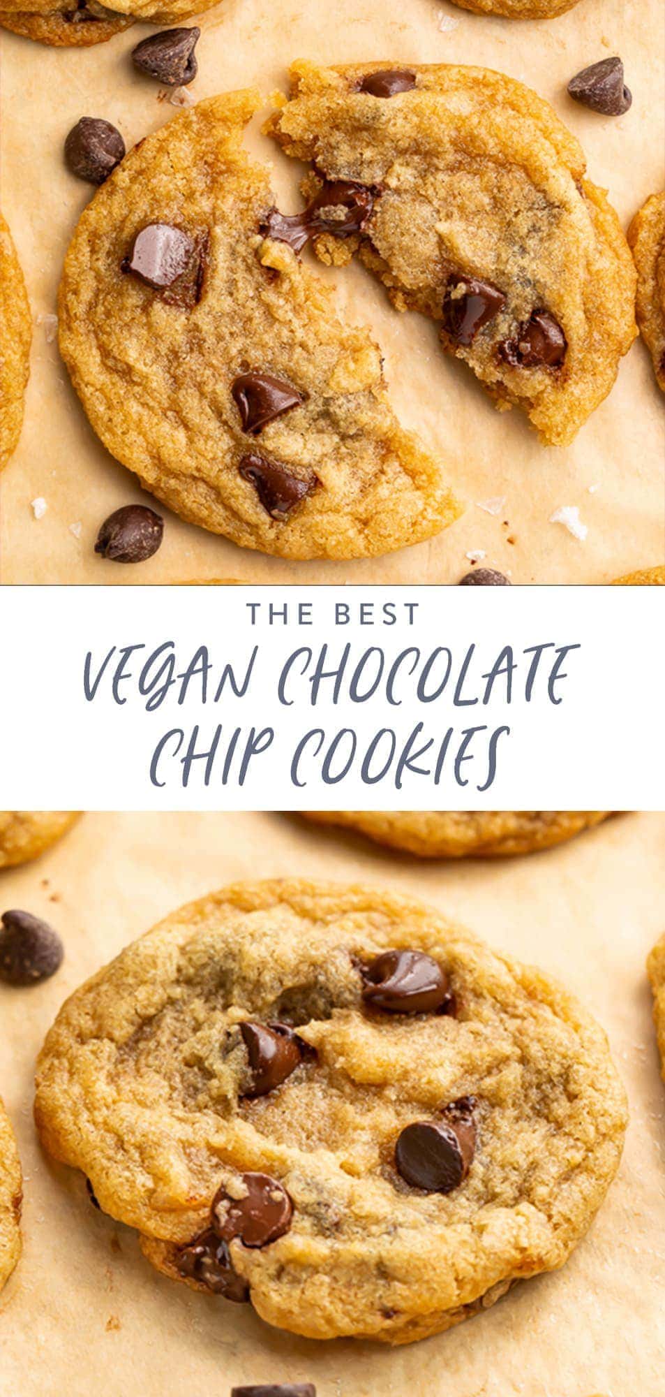 The BEST Vegan Chocolate Chip Cookies - 40 Aprons
