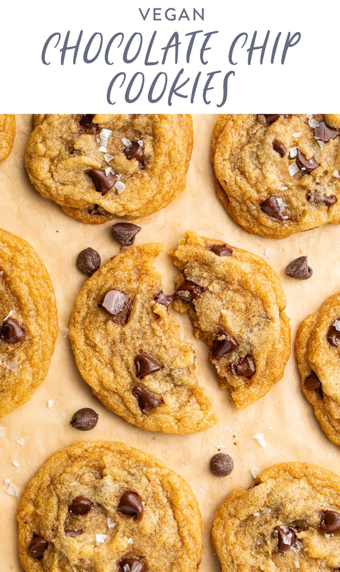 The BEST Vegan Chocolate Chip Cookies - 40 Aprons