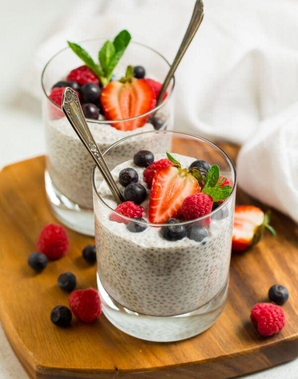 Coconut chia pudding