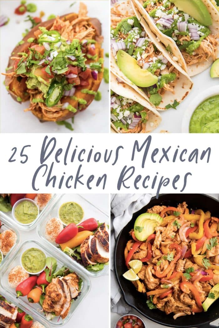 Graphic for 25 Mexican chicken recipes