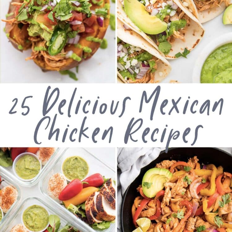 Graphic for 25 Mexican chicken recipes