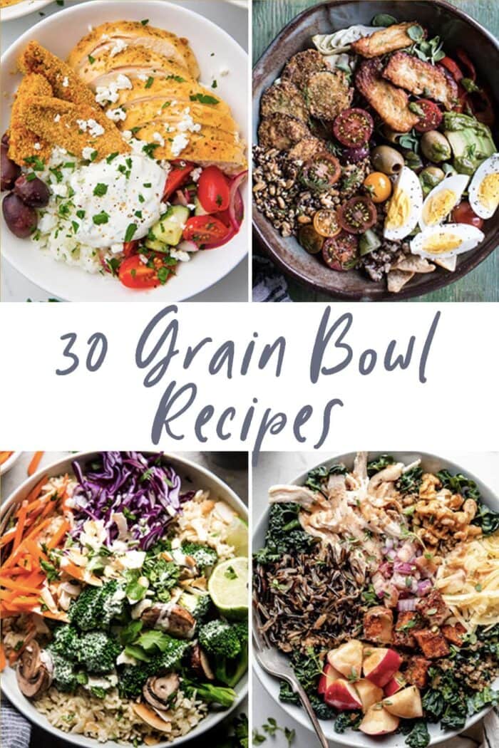 Grain Bowl Recipes - 30 Easy & Nutritious Grain Bowl Ideas - 40 Aprons