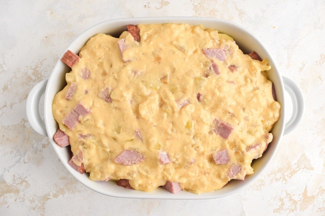 Cheesy Ham & Potato Casserole - Sally's Baking Addiction